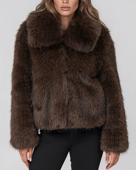 Love Token Julia Coat | Brown