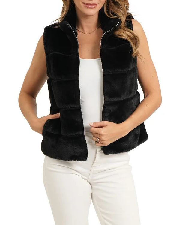 Love Token Vince Faux Fur Vest