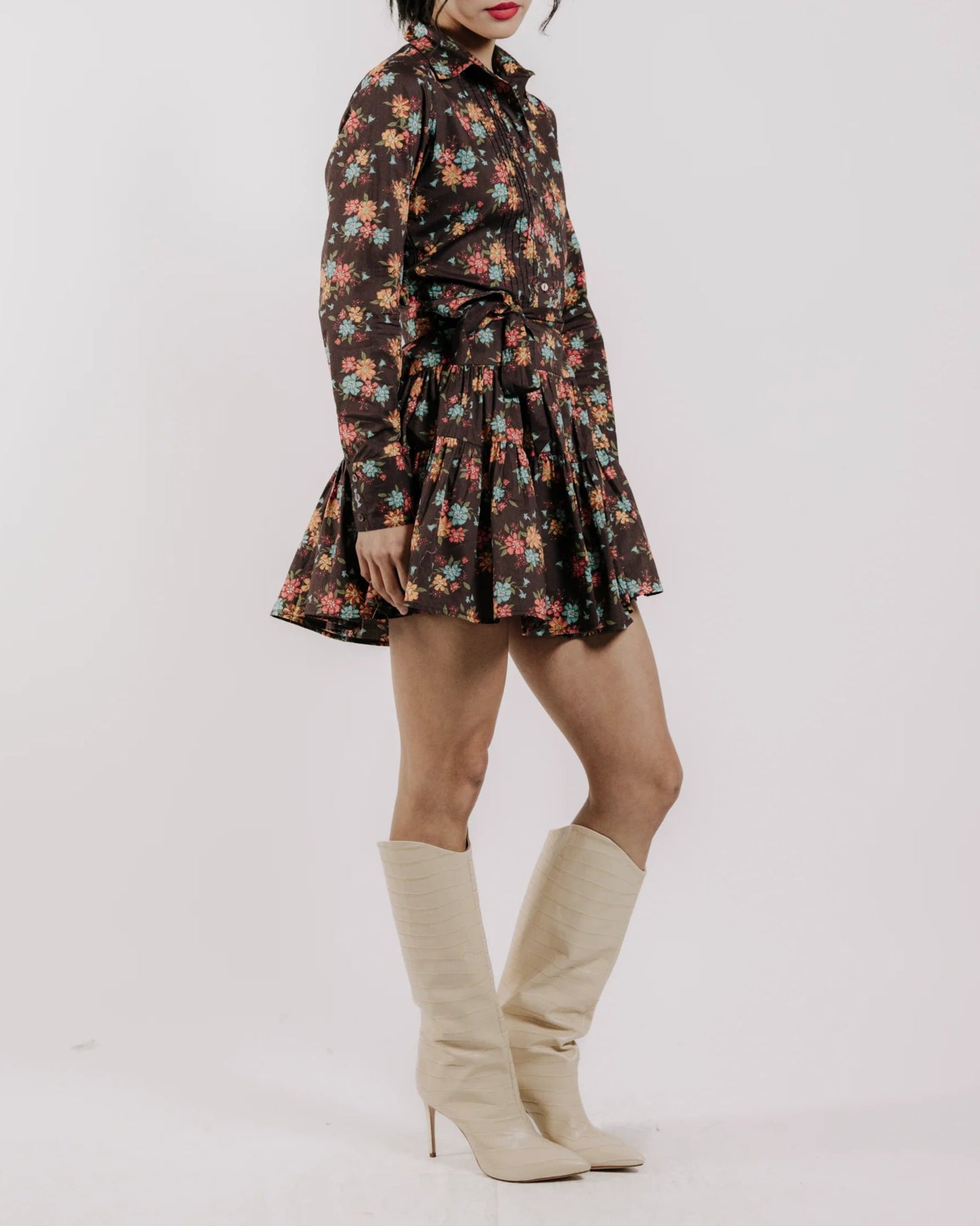 Love the Label Kay Mini Dress | Lynda Anne Liberty Print