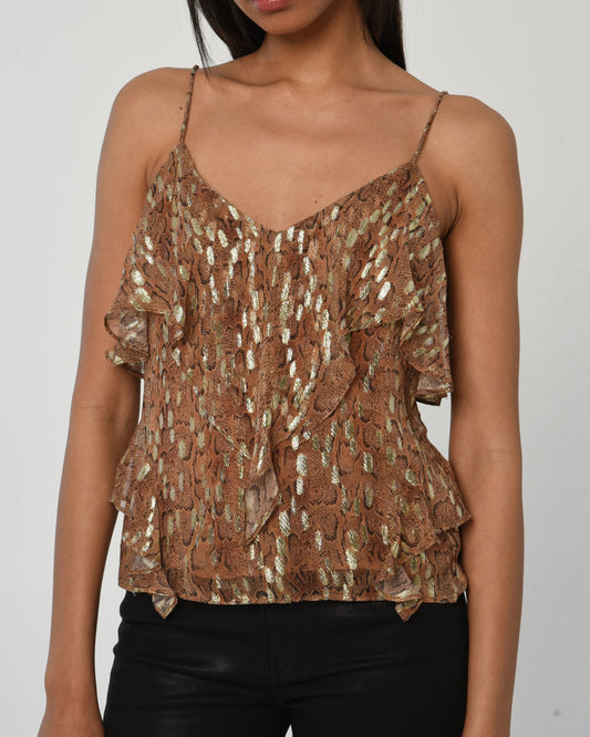 Love the Label Lilly Cami Top | Cavalier Python Print