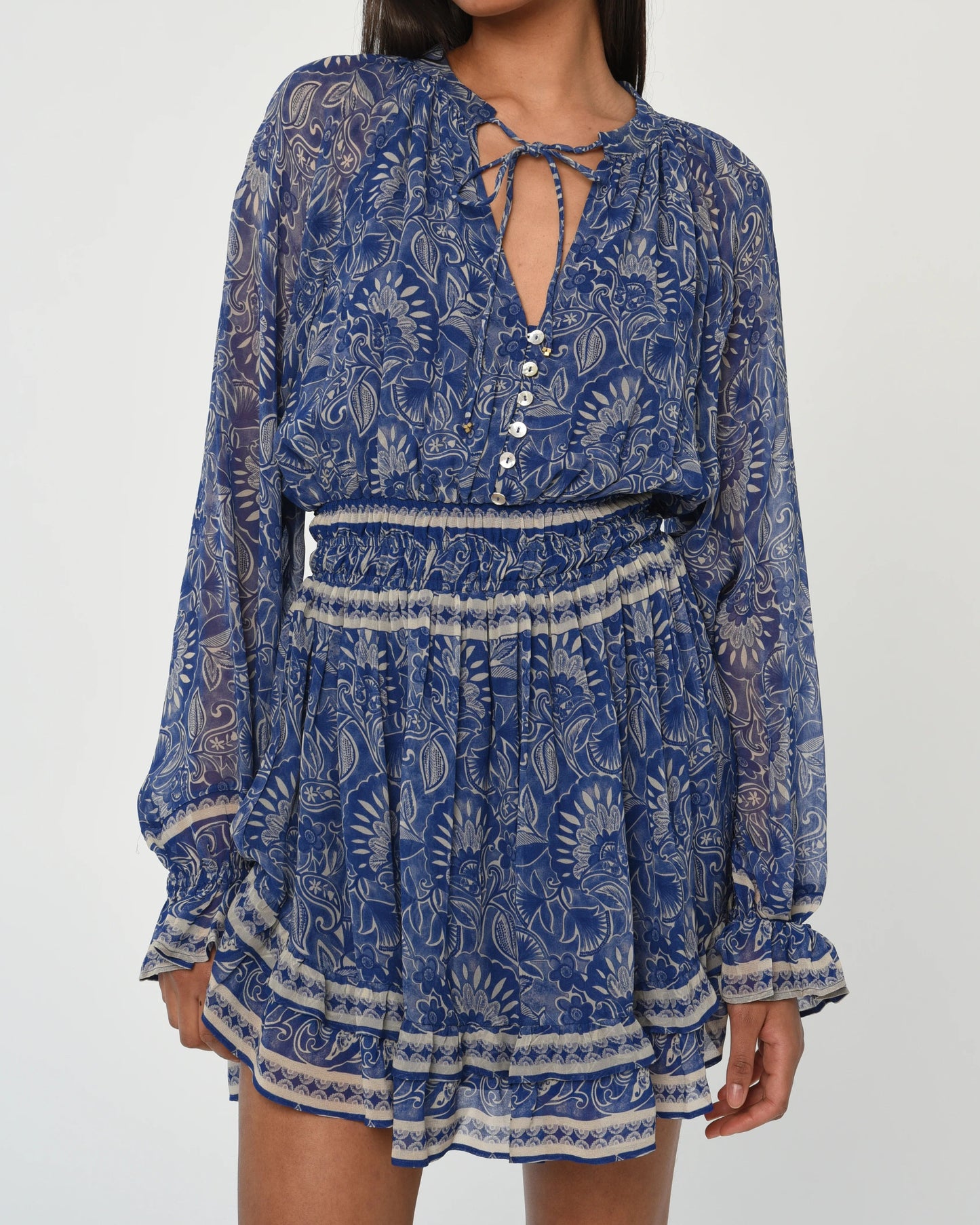 Love the Label Juliet Mini Dress | Arabesque Print