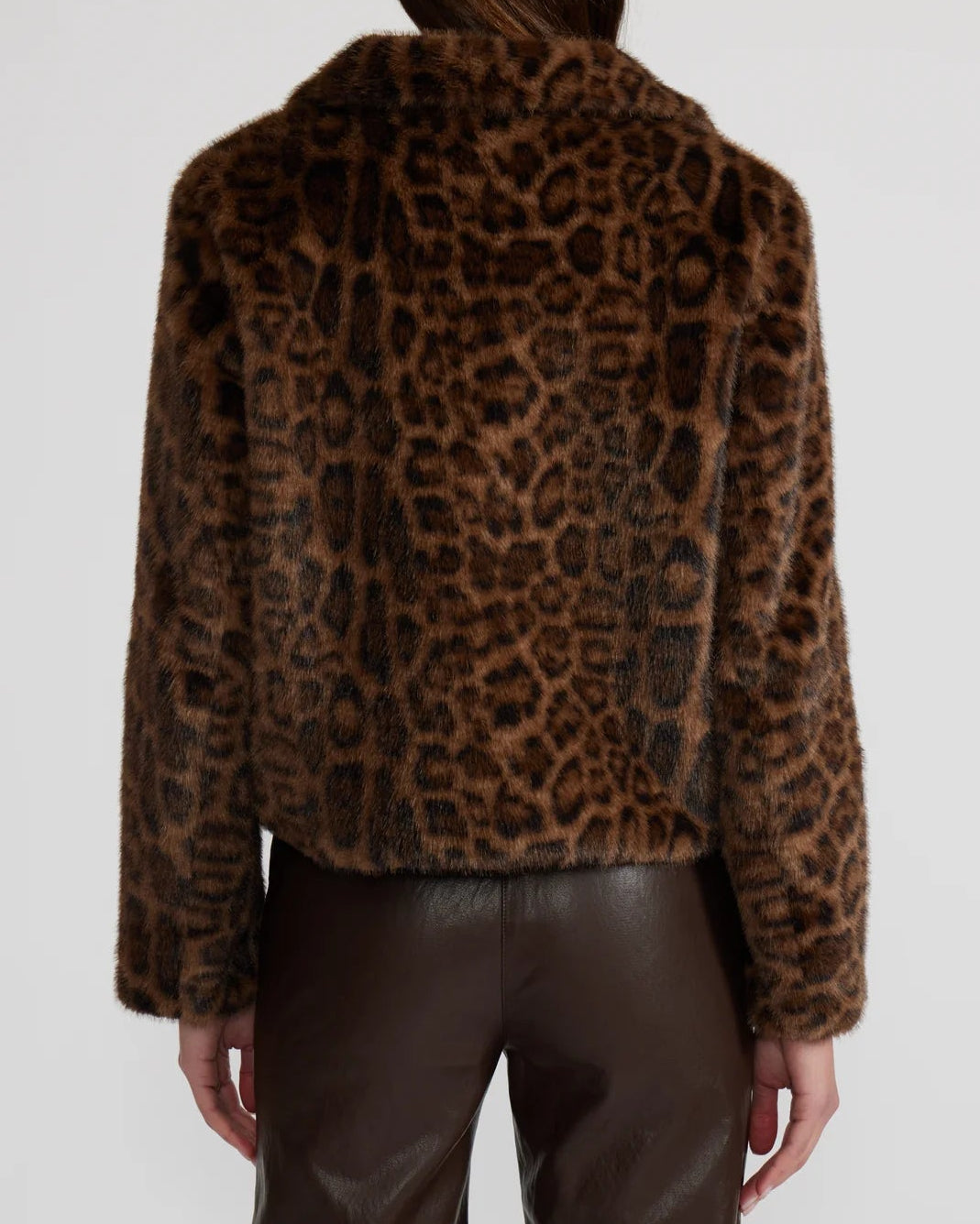 Lucy Paris Bambi Faux Fur Jacket | Leopard