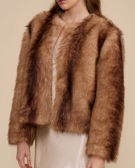 Lucy Paris Carrie Faux Fur Jacket