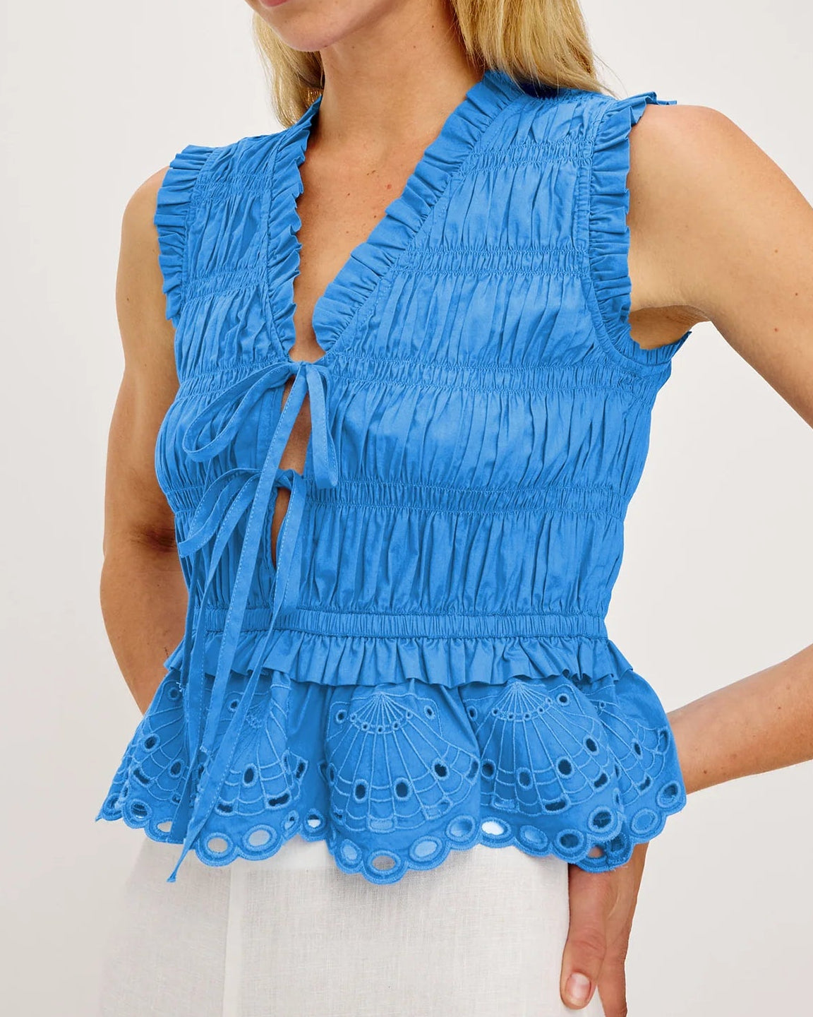 Rails Martine Top | Harbor Blue
