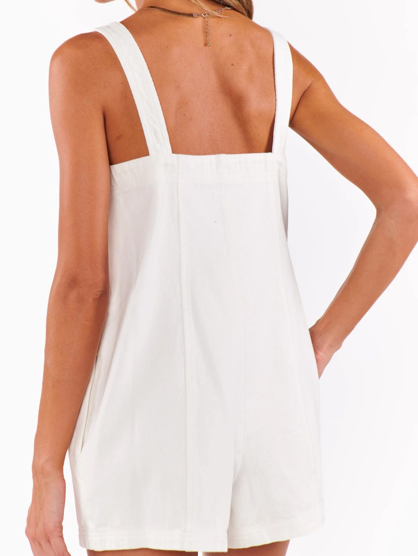 Mumu Mission Romper | Sea Salt