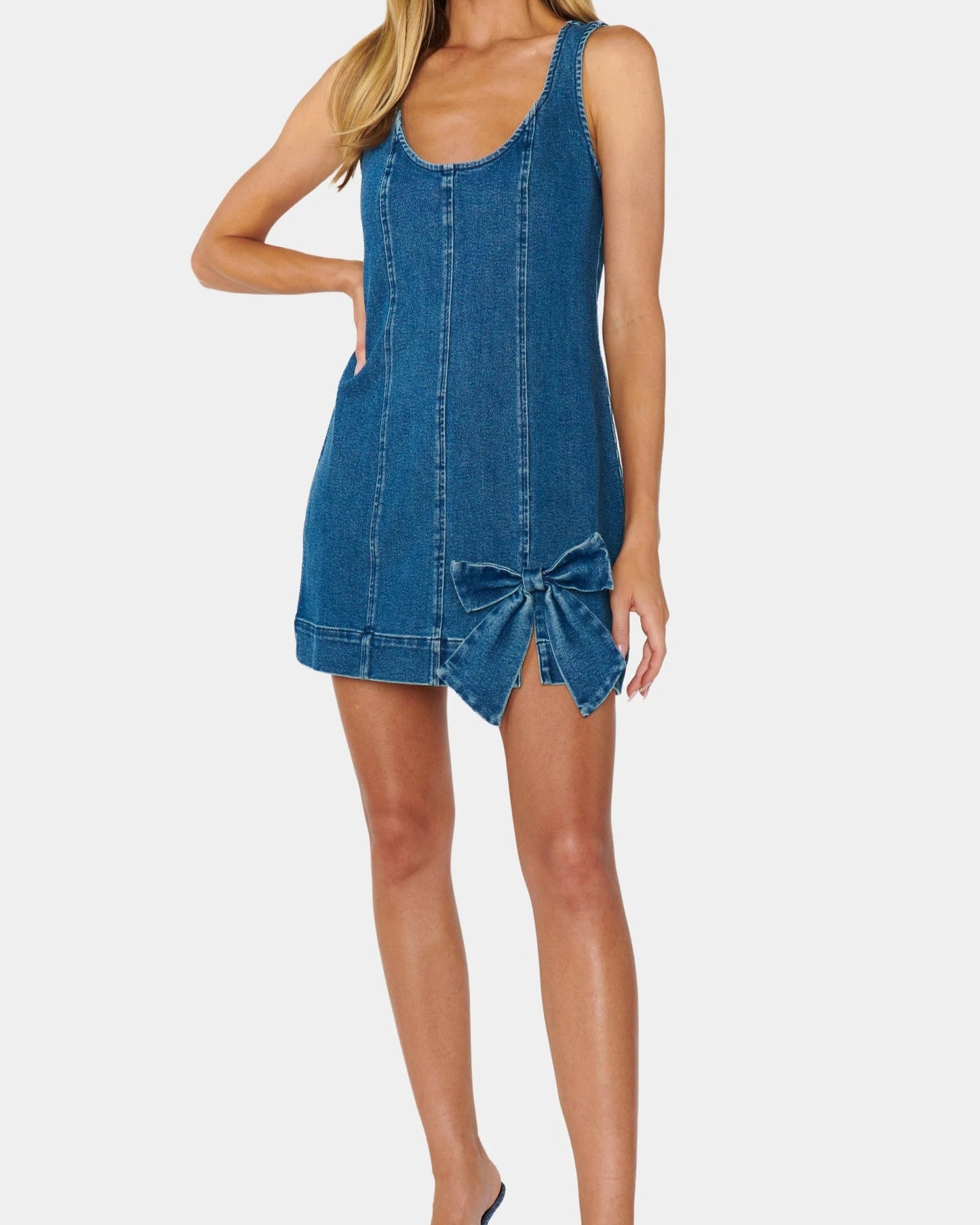 Show Me Your Mumu Bridgeport Bow Dress | Blue Jean Baby