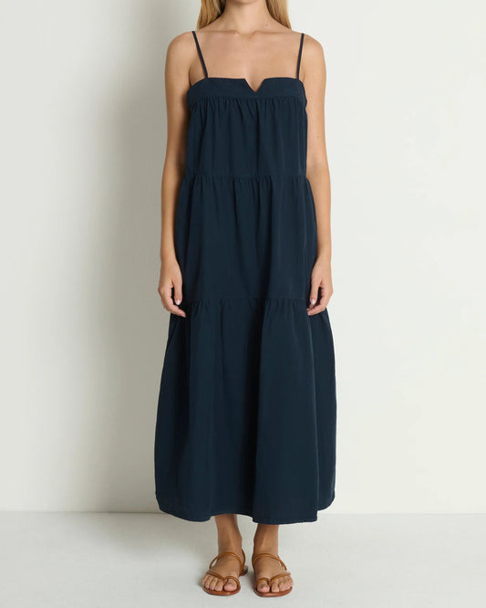 Nation Meadow Midi Dress | Navy Night Sky