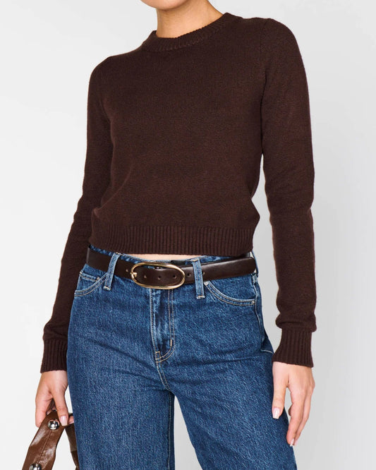 Show Me Your Mumu Tuck in Sweater | Mocha Knit
