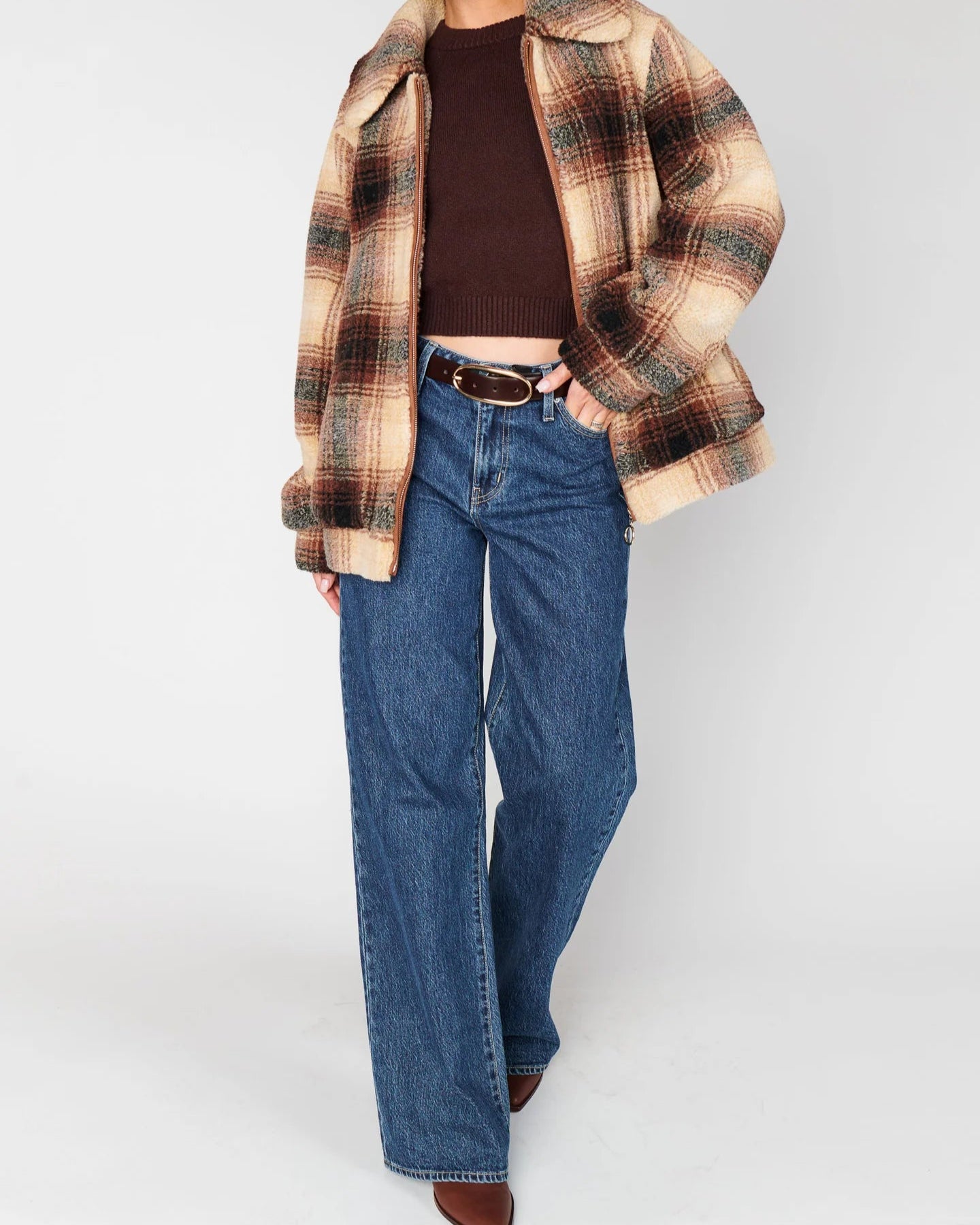 Show Me Your Mumu Tuck in Sweater | Mocha Knit