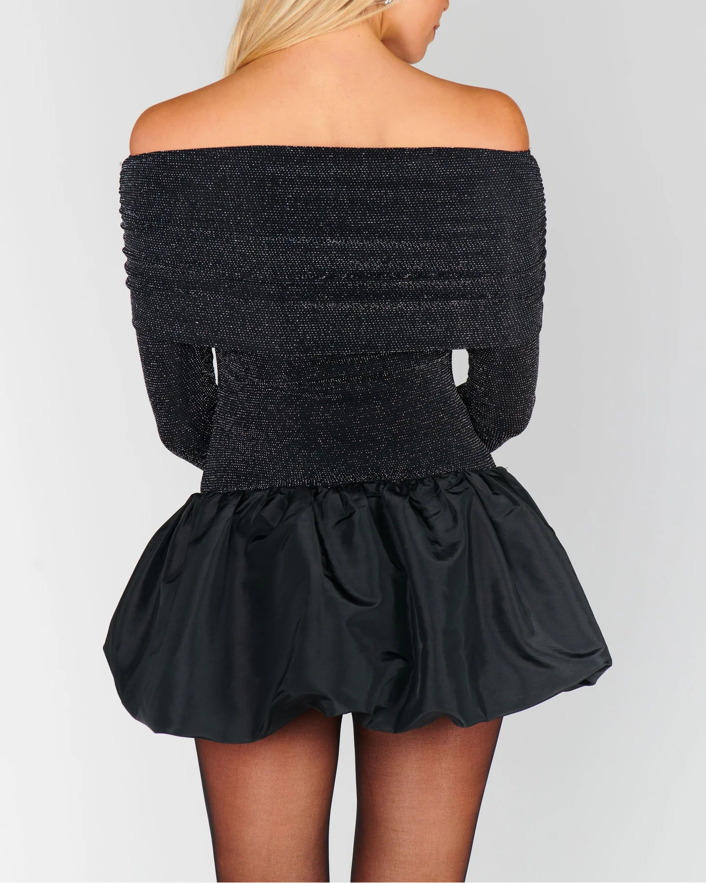 Show Me Your Mumu Charlize Mini Dress | Black Dancing Queen Shine