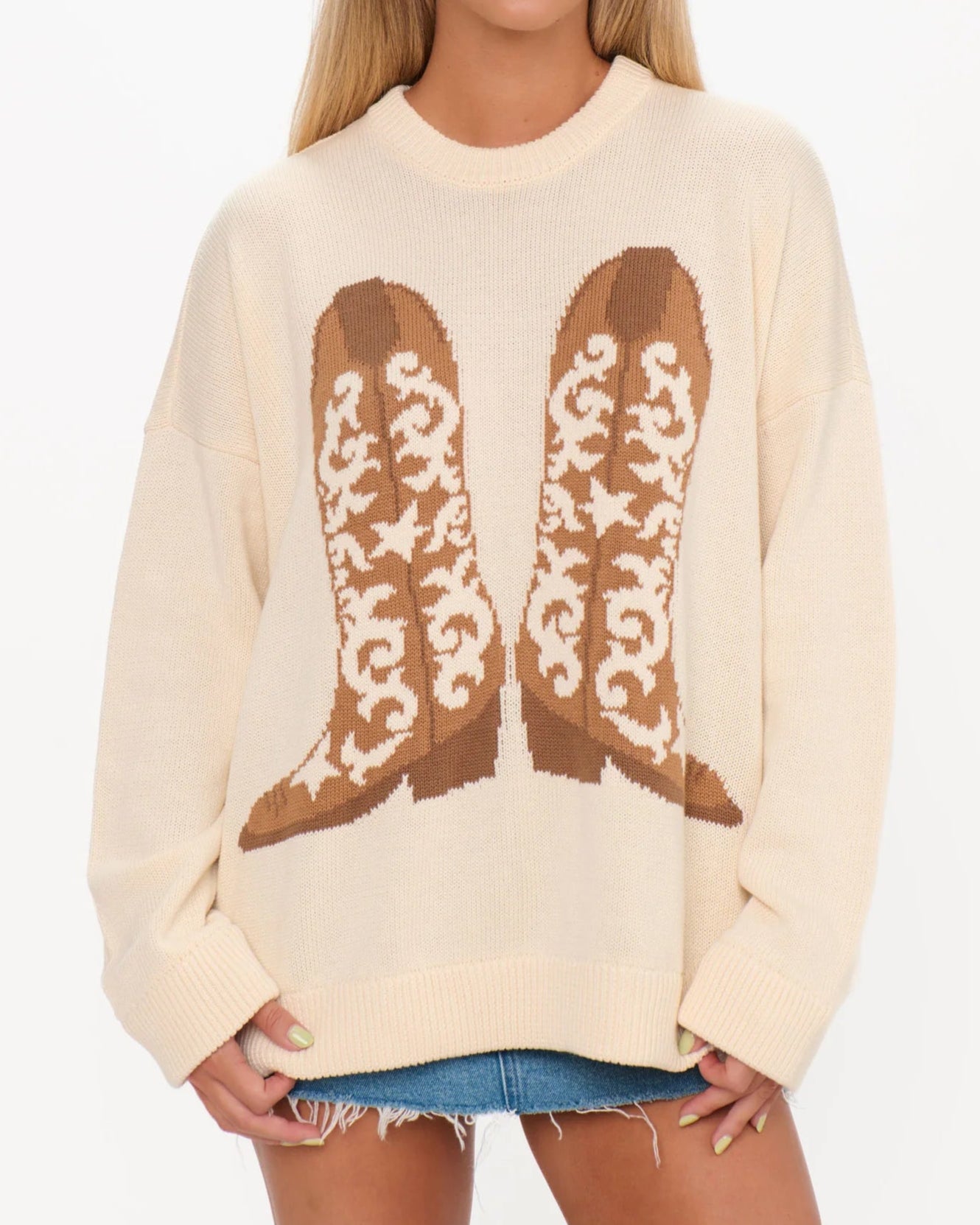 Show Me Your Mumu Stay Awhile Sweater | Cowboy Boot Knit