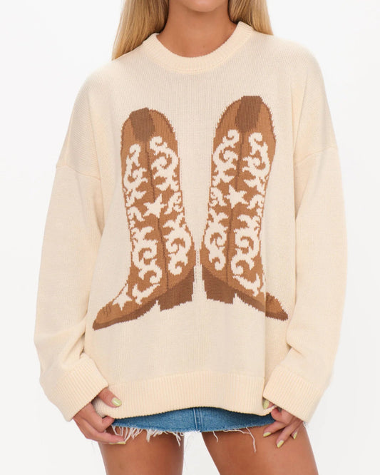 Show Me Your Mumu Stay Awhile Sweater | Cowboy Boot Knit