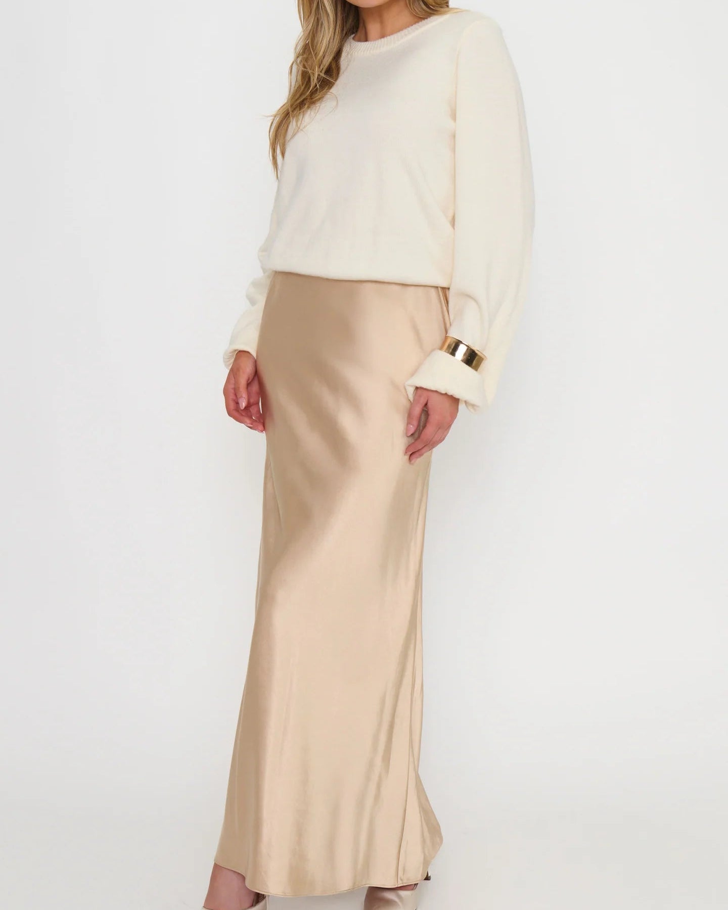 Show Me Your Mumu Tammi Twofer Maxi Dress | Champagne Multi