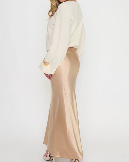 Show Me Your Mumu Tammi Twofer Maxi Dress | Champagne Multi