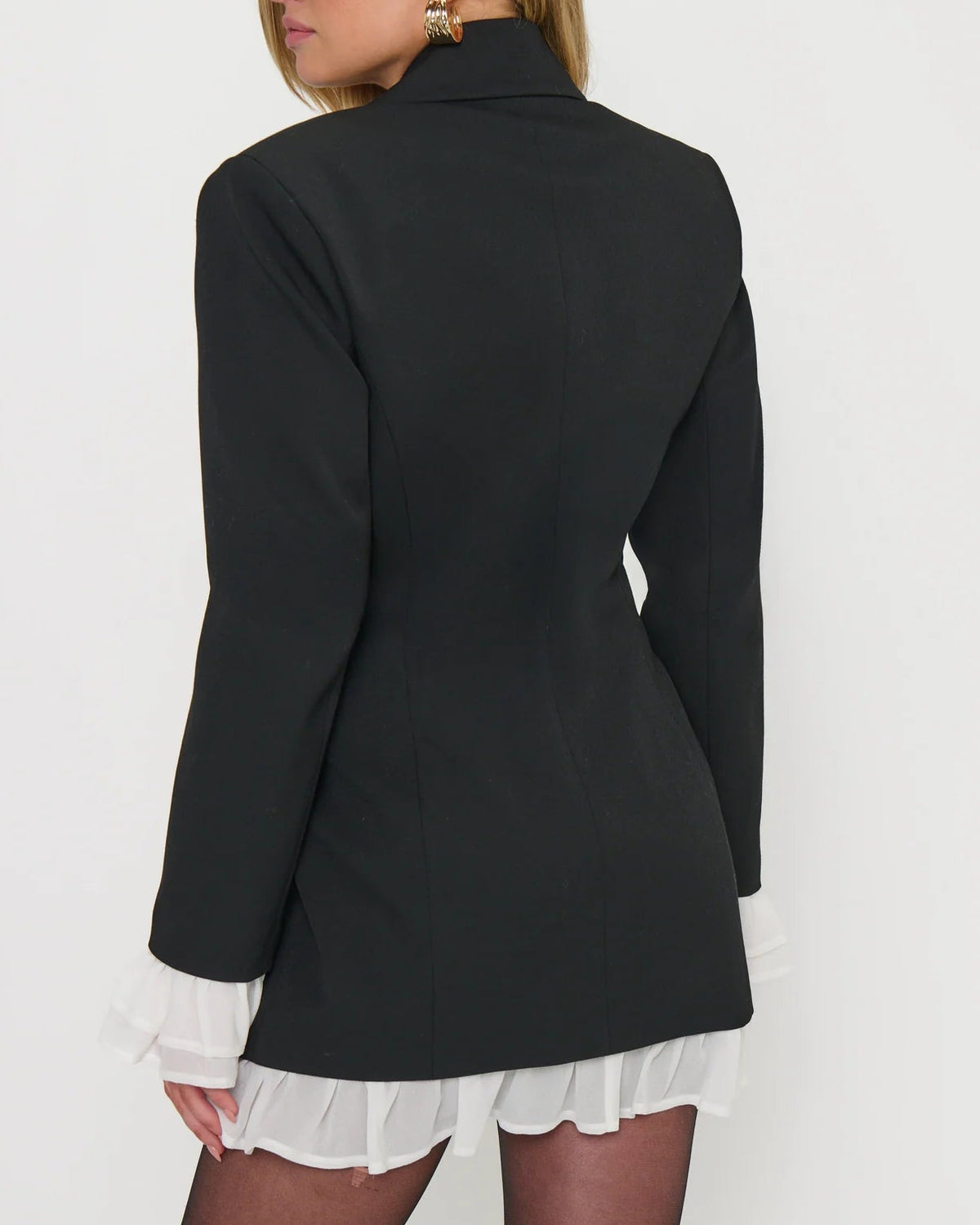 Show Me Your Mumu Josaphine Blazer Dress | Black Suiting