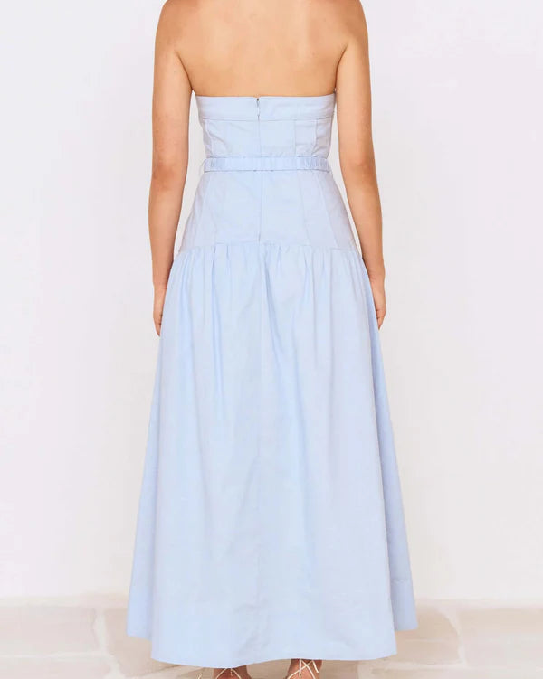Mink Pink Ines Strapless Midi Dress