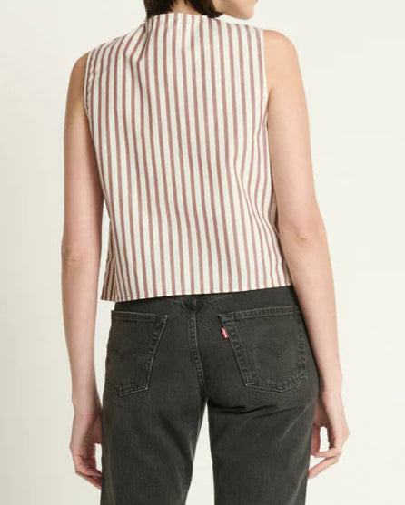 Nation Mimmi Keyhole Top | Stripe