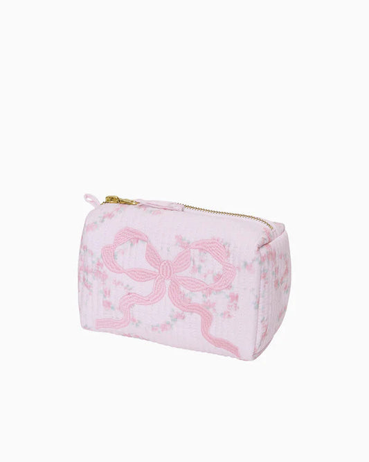 Love Shack Fancy Mini Octavia Luna Rosa Fleur Pouch | Apple Blossom