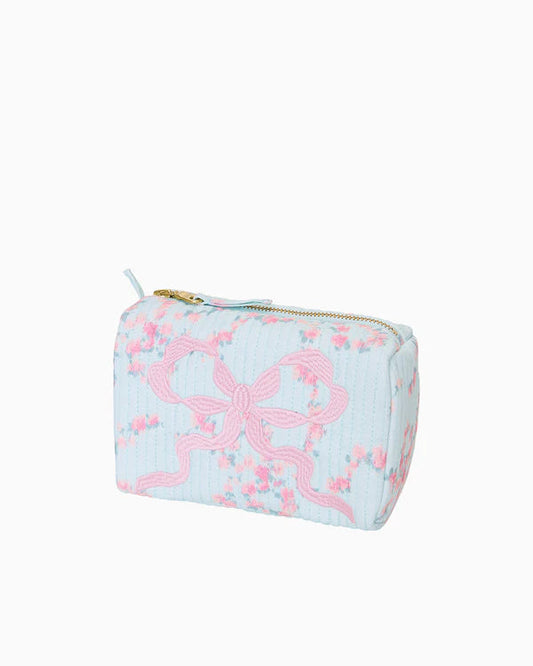 Love Shack Fancy Mini Octavia Luna Rosa Fleur Pouch | Spruce Mint