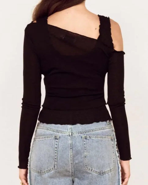 Mink Pink Gaia Layered Mesh Top
