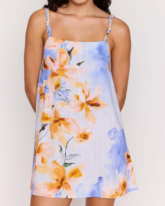 Mink Pink Sunspell Knot Strap Mini Dress