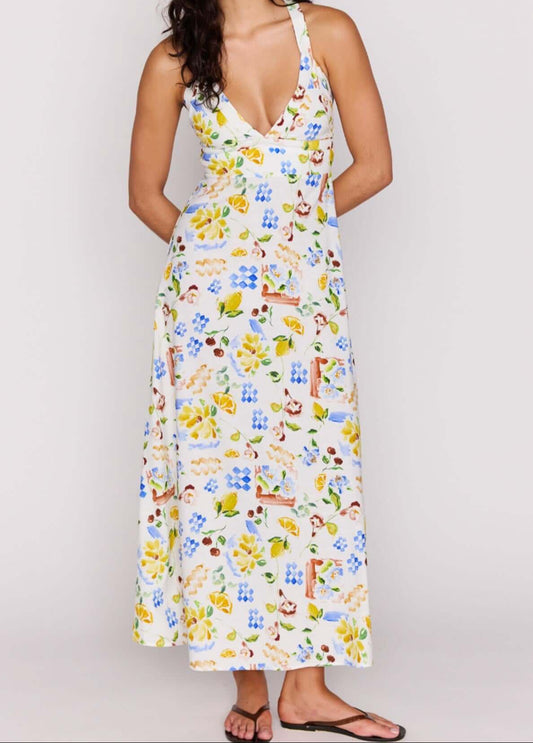 Mink Pink Riviera Cross Back Midi Dress