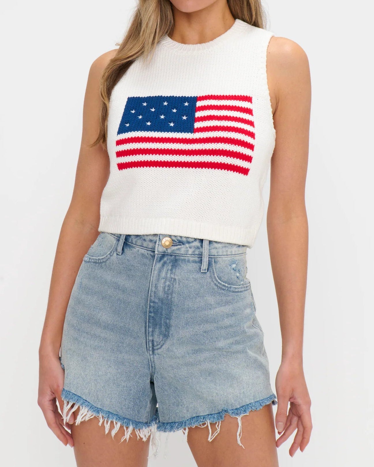 Mumu Milo Tank | Flag Knit