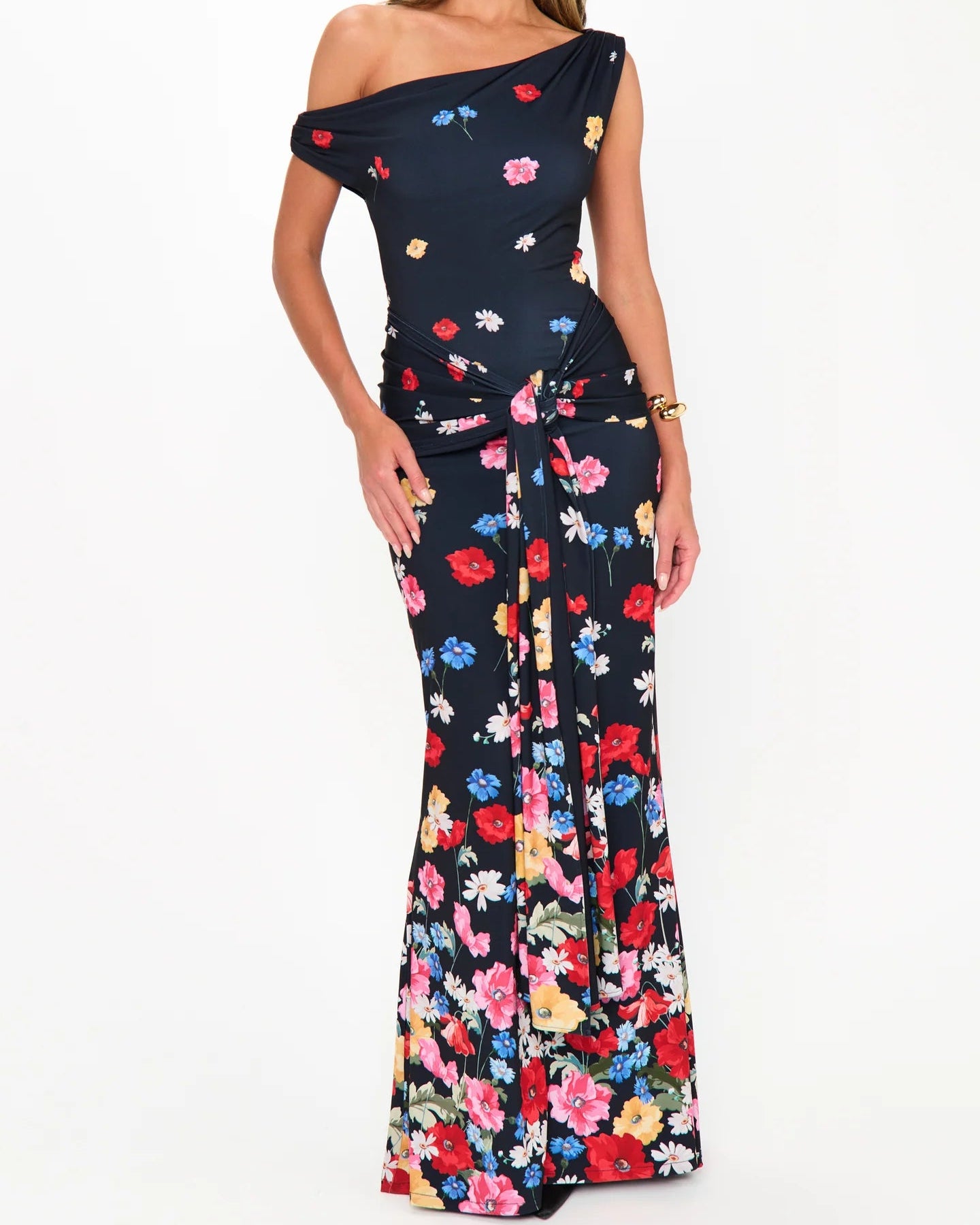 Show Me Your Mumu Winona Wrap Maxi Dress | Falling Floral