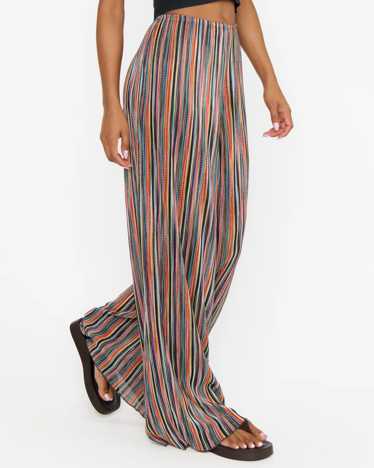 Show Me Your Mumu Kenny Pants | Sundown Stripe Knit