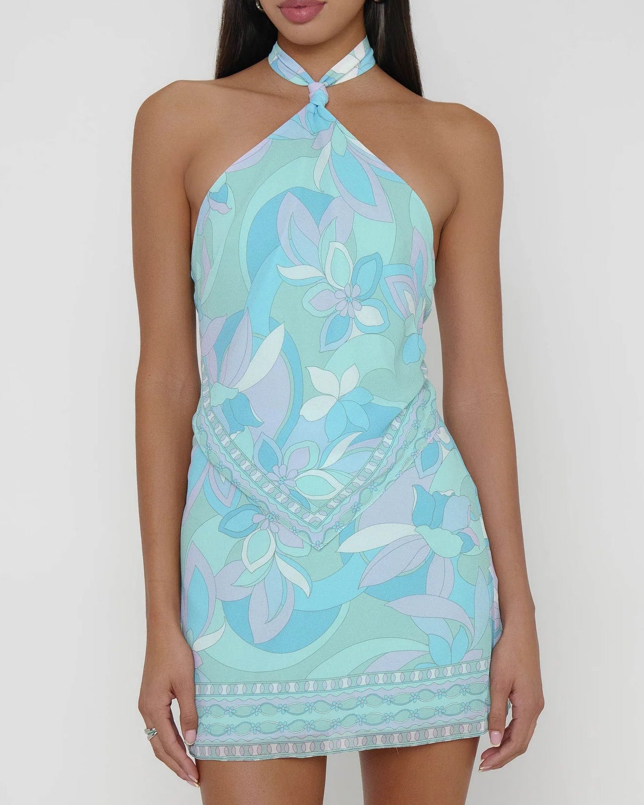 Show Me Your Mumu Bianca Mini Dress | Riviera Swirl