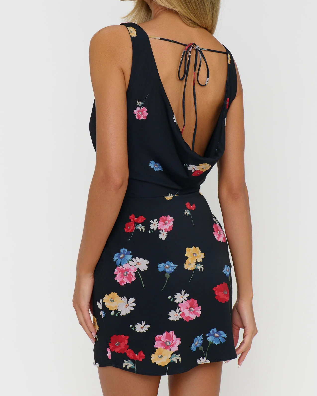 Show Me Your Mumu Callie Cowl Dress | Falling Floral