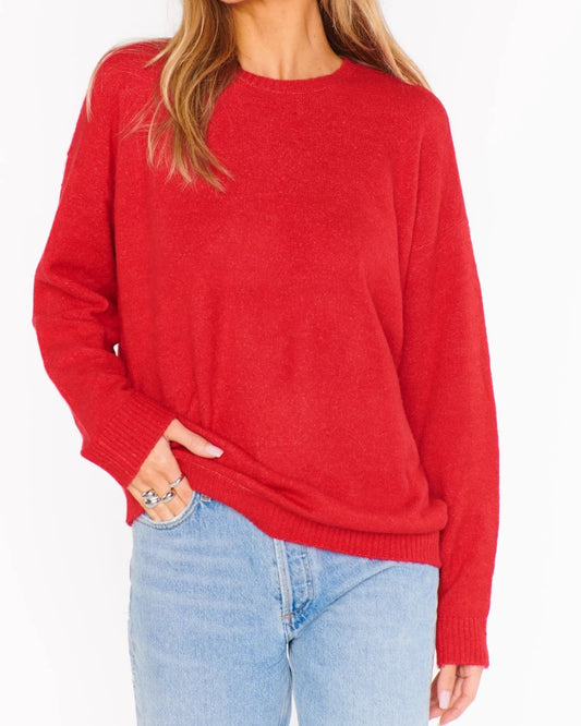 Mumu Feel Good Sweater | Red