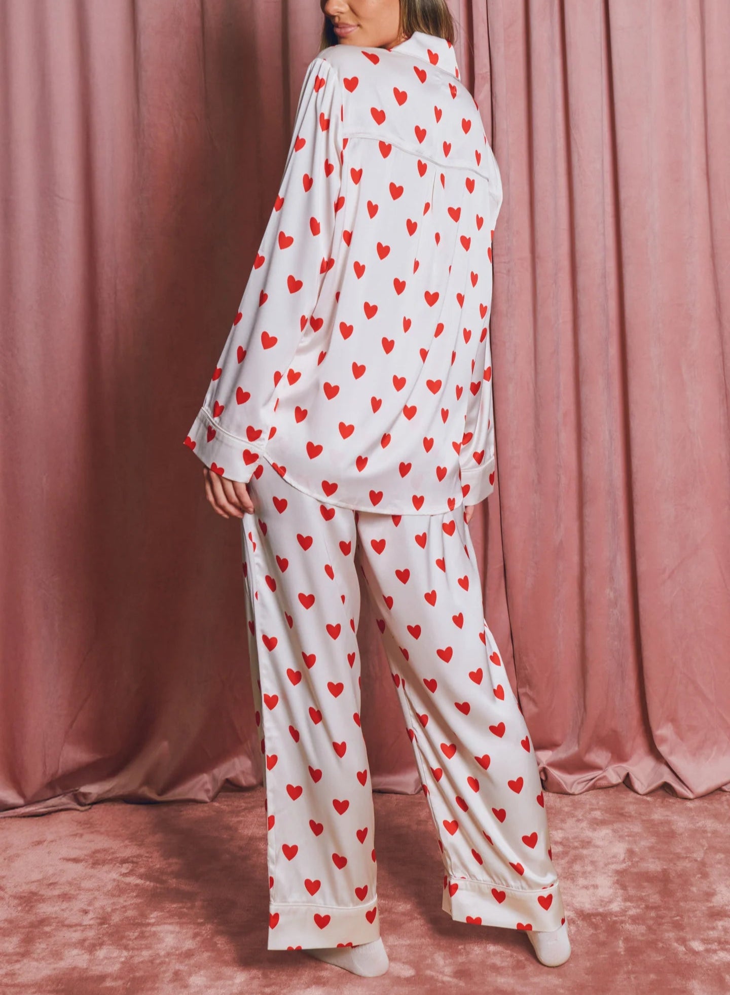 Show Me Your Mumu Classic PJ Set | Queen of Hearts Silky