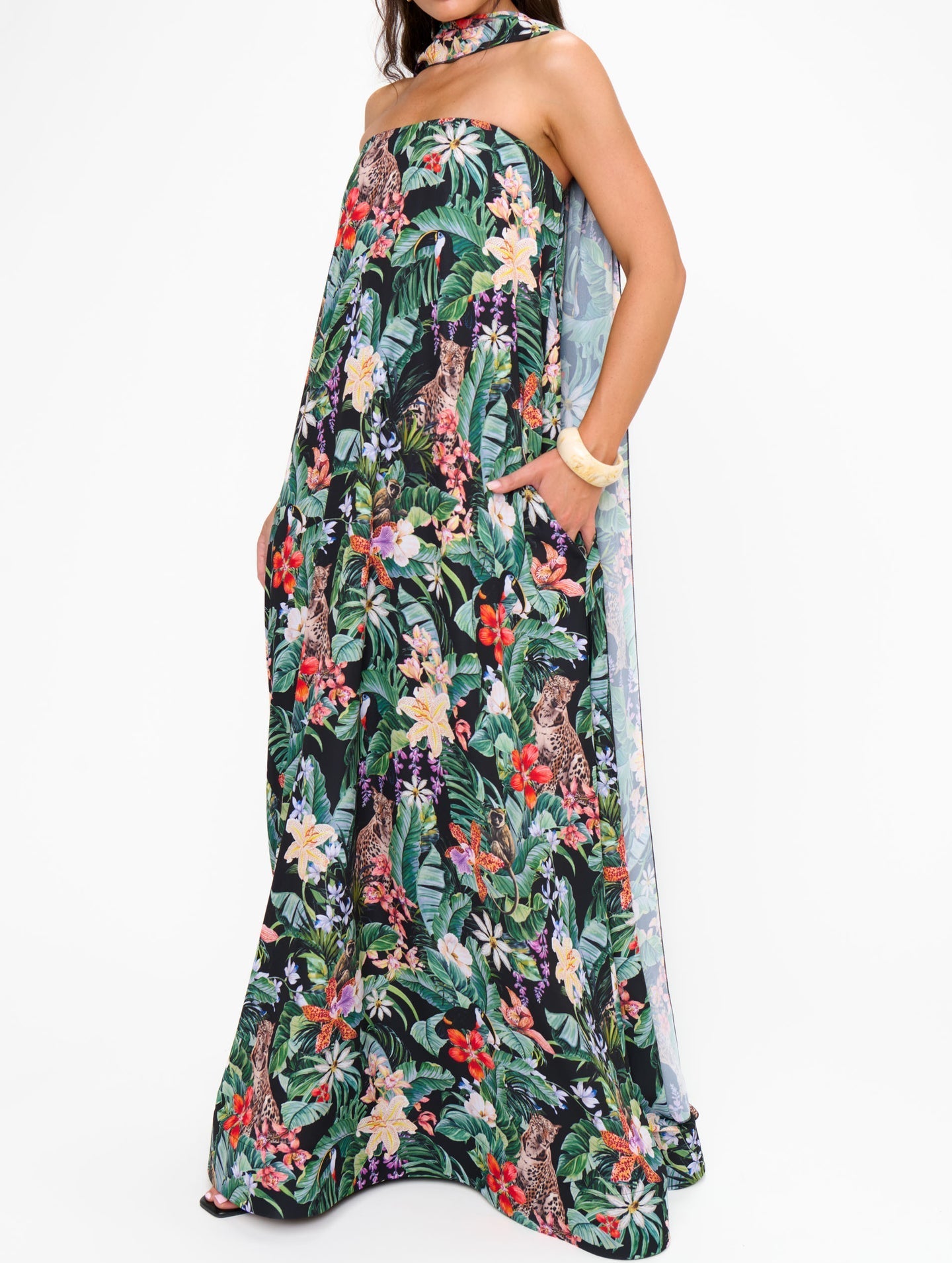 Show Me Your Mumu Tinsley Tube Dress | Jungle Mirage