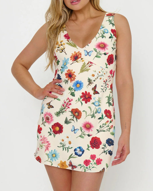 Show Me Your Mumu Emily Mini Dress | French Floral