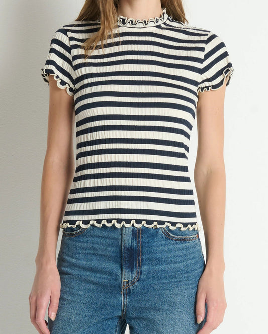 Nation Natalia Top | Crinkle Stripe