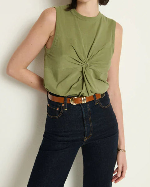 Nation Neve Twist Tank | Matcha