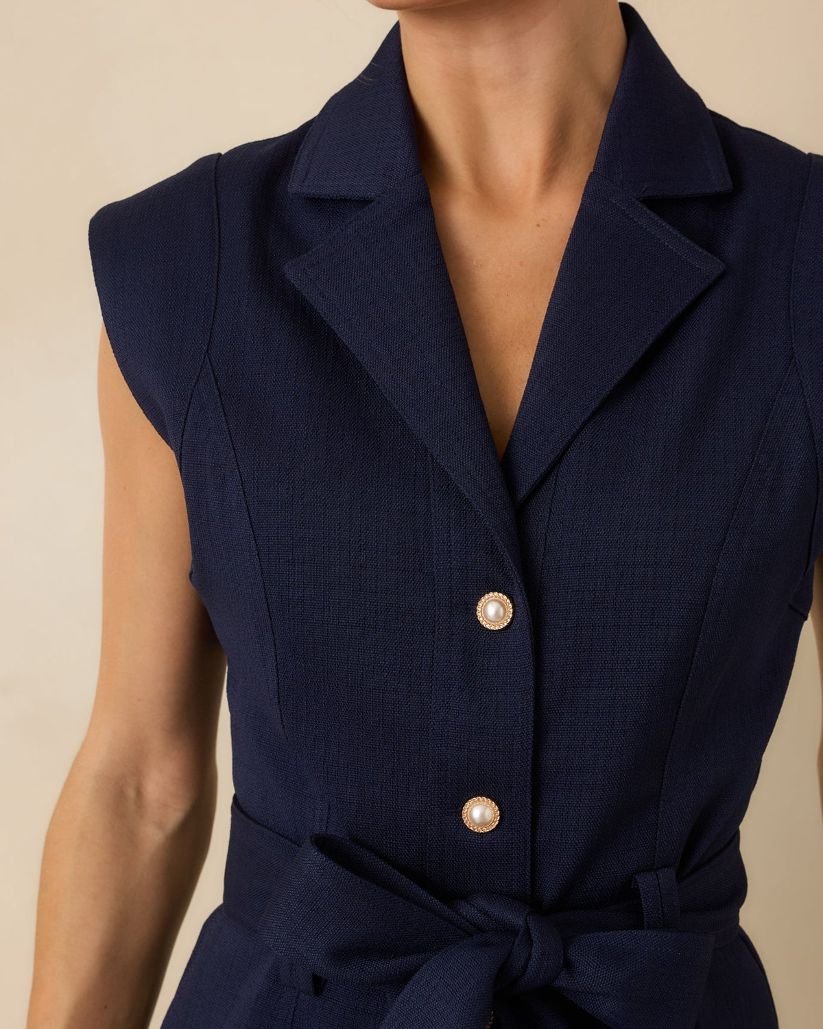 Propserina Jackie Mini Dress | Navy Blue