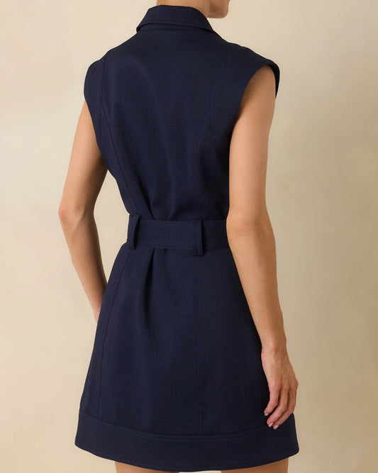 Propserina Jackie Mini Dress | Navy Blue