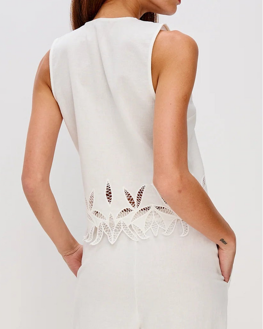 Rails Oregon Top | White Palm Embroidery