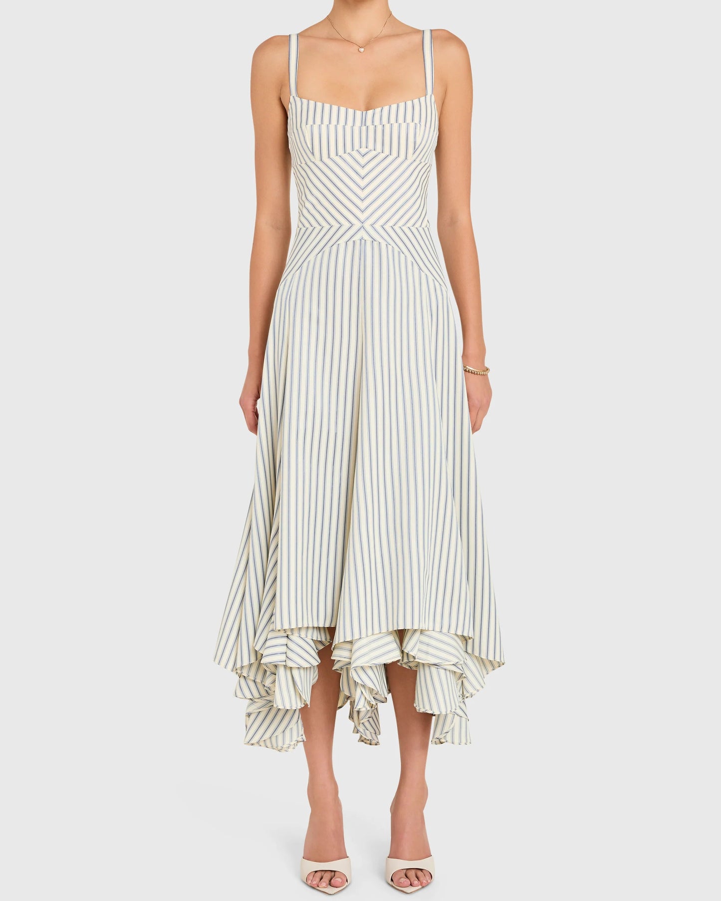 Amanda Uprichard Monterey Dress | Oxford Stripe