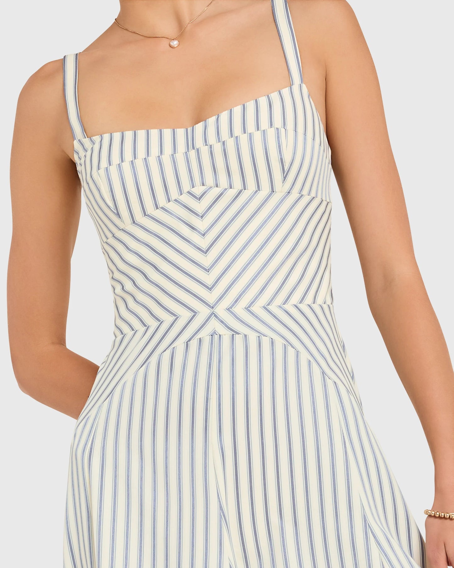 Amanda Uprichard Monterey Dress | Oxford Stripe