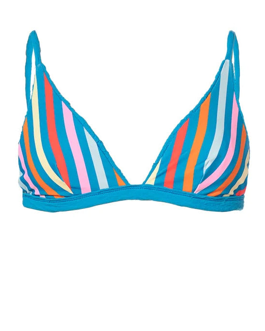 Maaji Lagoon Fog Ivy Fixed Triangle Bikini Top