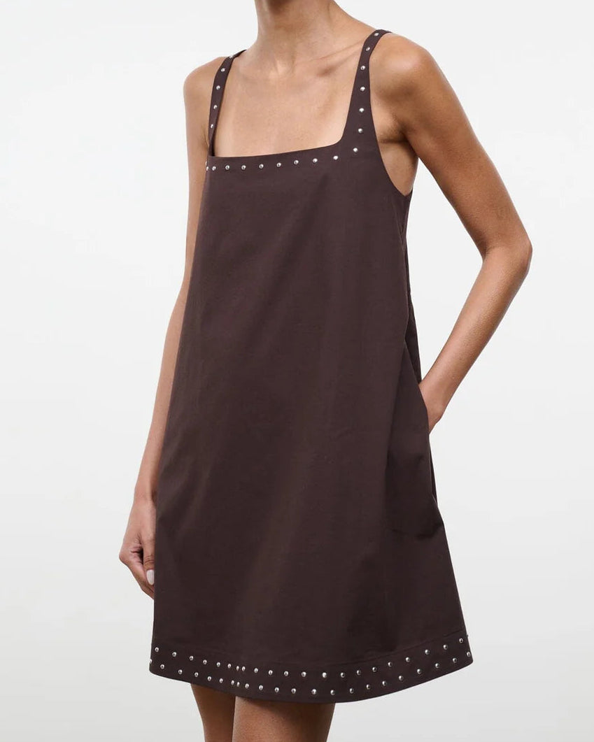 Staud Brio Dress | Earth Studs