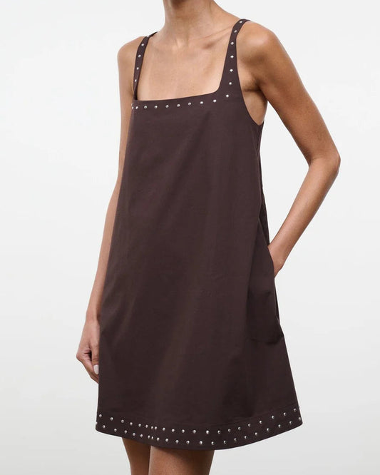 Staud Brio Dress | Earth Studs