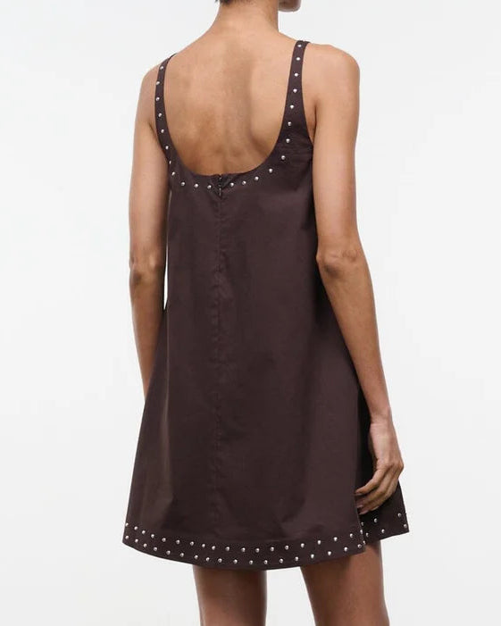 Staud Brio Dress | Earth Studs