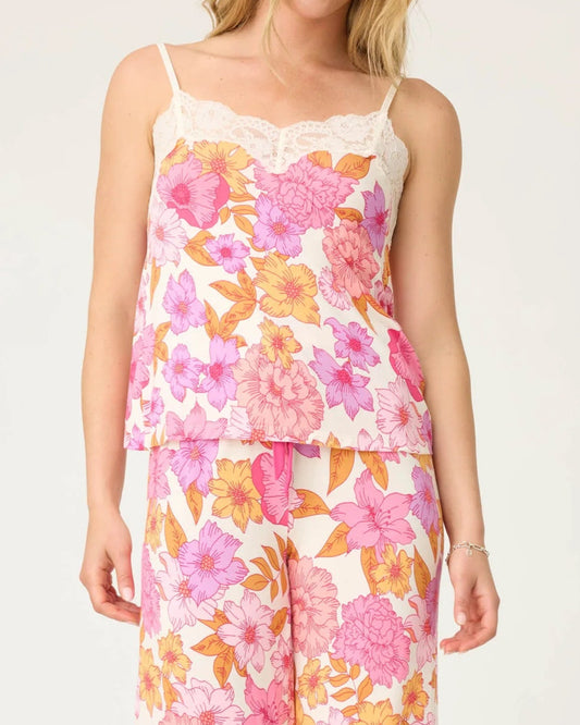 PJ Salvage Sweet Dreams Floral Print Modal Camisole