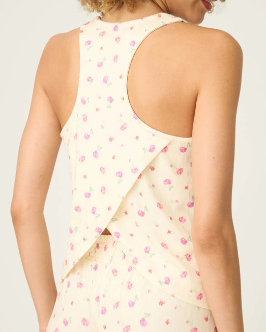 PJ Salvage Butter Blooms Tank Top