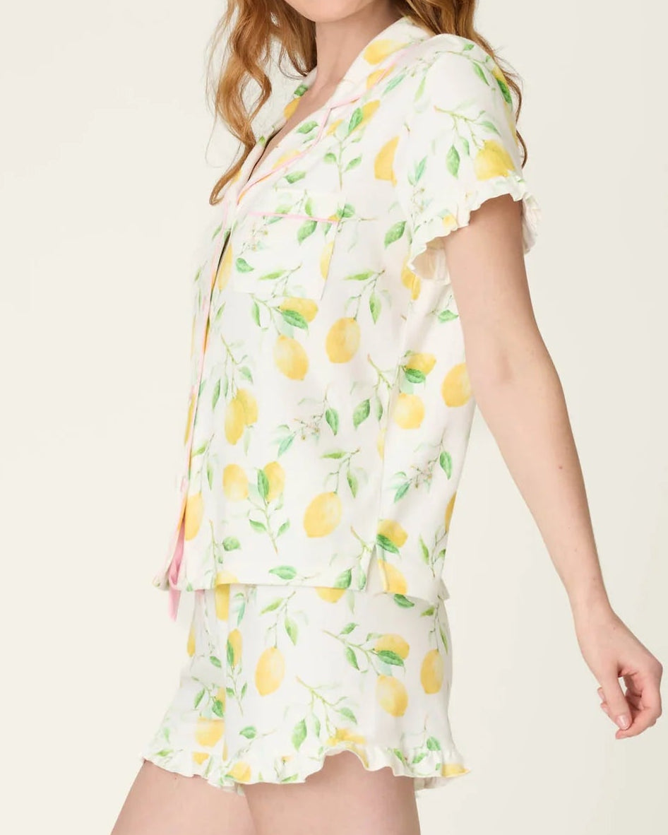 PJ Salvage La Dolce Spritz Lemon Zest Short PJ Set