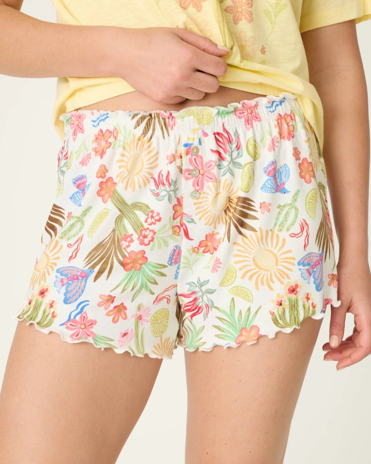 PJ Salvage Feelin' Prickly Desert Dreams Sleep Shorts